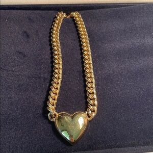 Vintage 90’s gold tone choker necklace